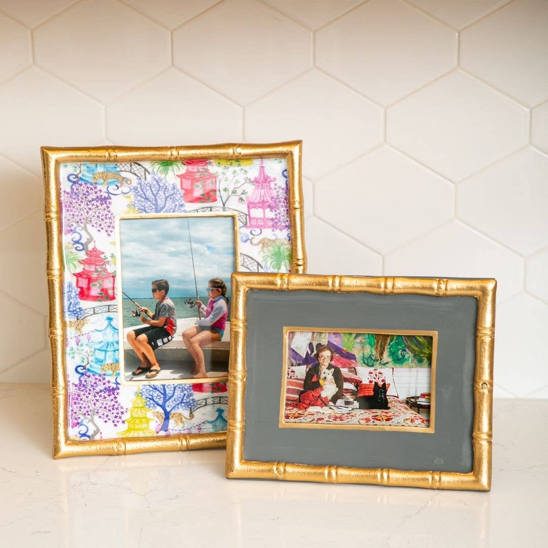 Gracie Chang Mai Photo Frame - Avail 7/15: Black / 4 x 6