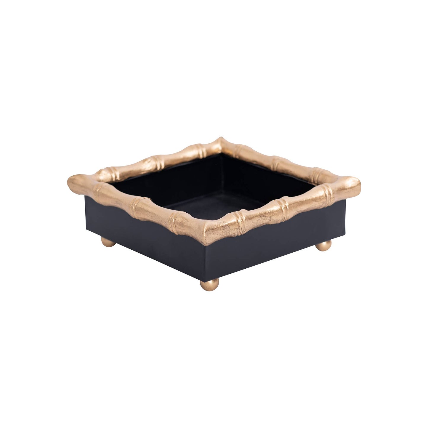 Gracie Chang Mai Tray 6x6: Black