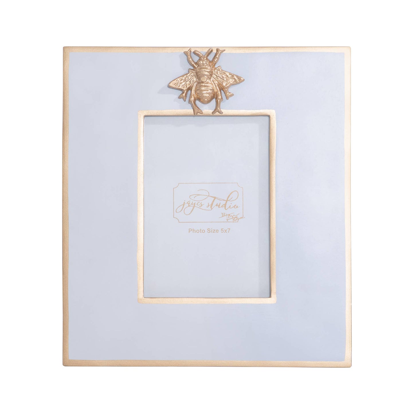 Regency Bee Photo Frame: White / 5 x 7