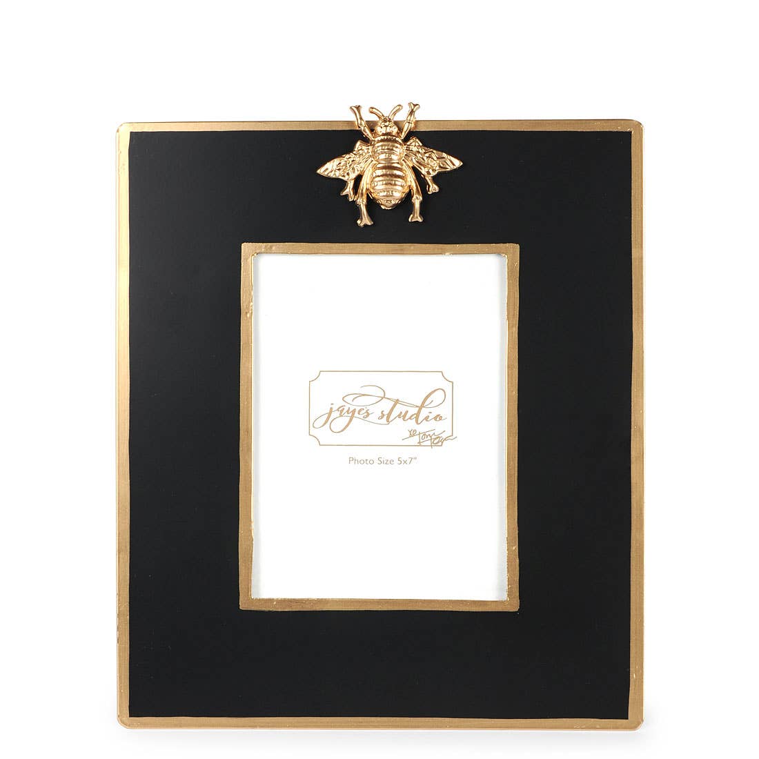 Regency Bee Photo Frame: White / 5 x 7