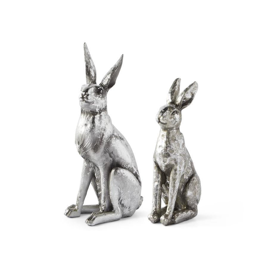 Set of Silver Rabbits