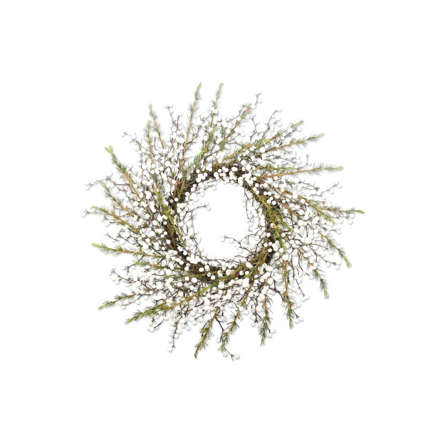 22-inch Cedar Wreath with White Berries