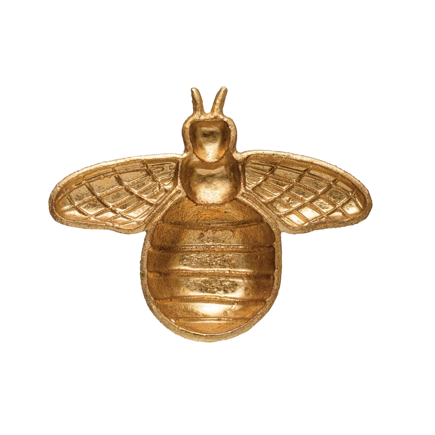 Bee Shaped Dish with Gold Finish