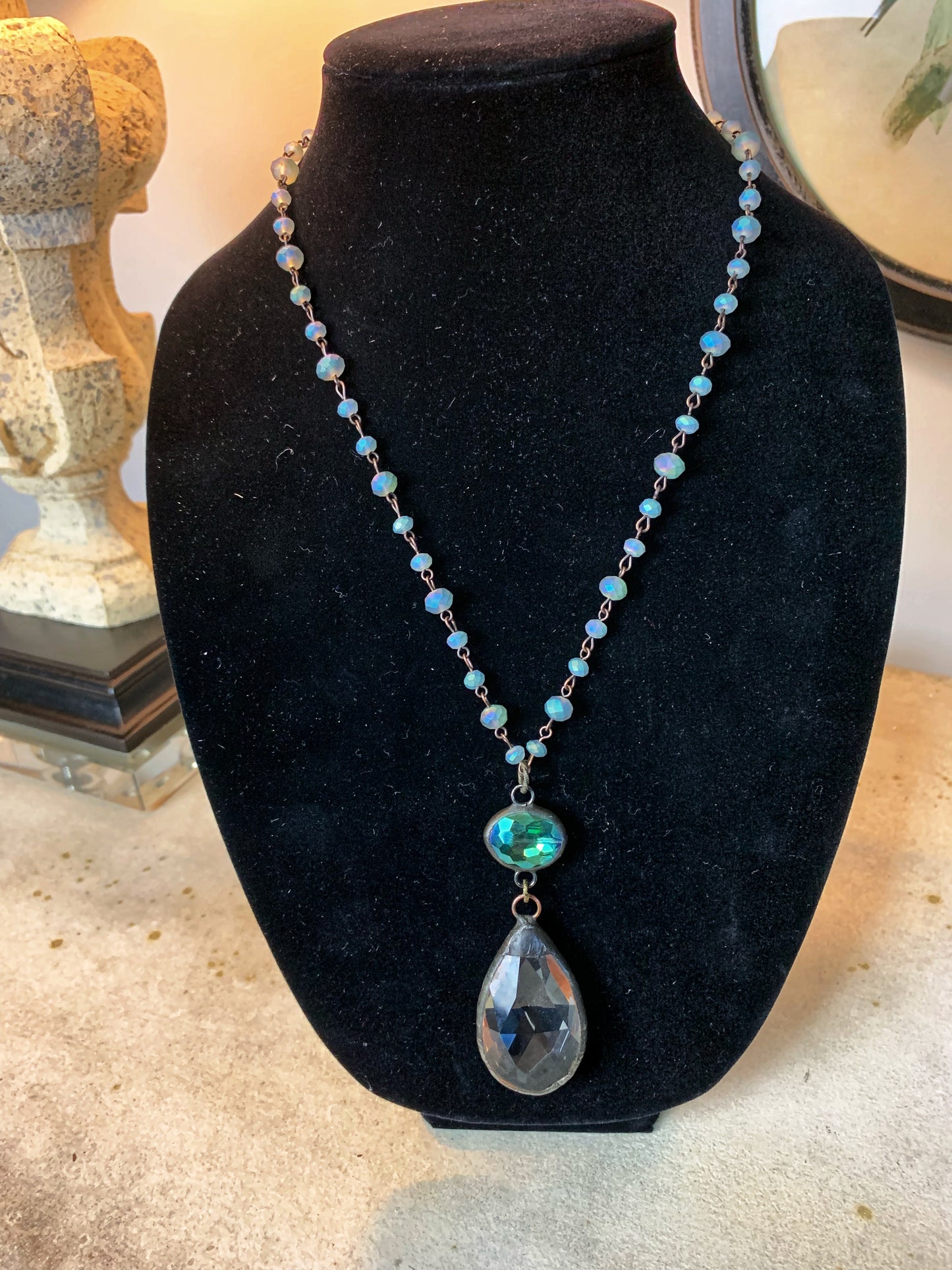 Bluebell Matte Iridescent Necklance