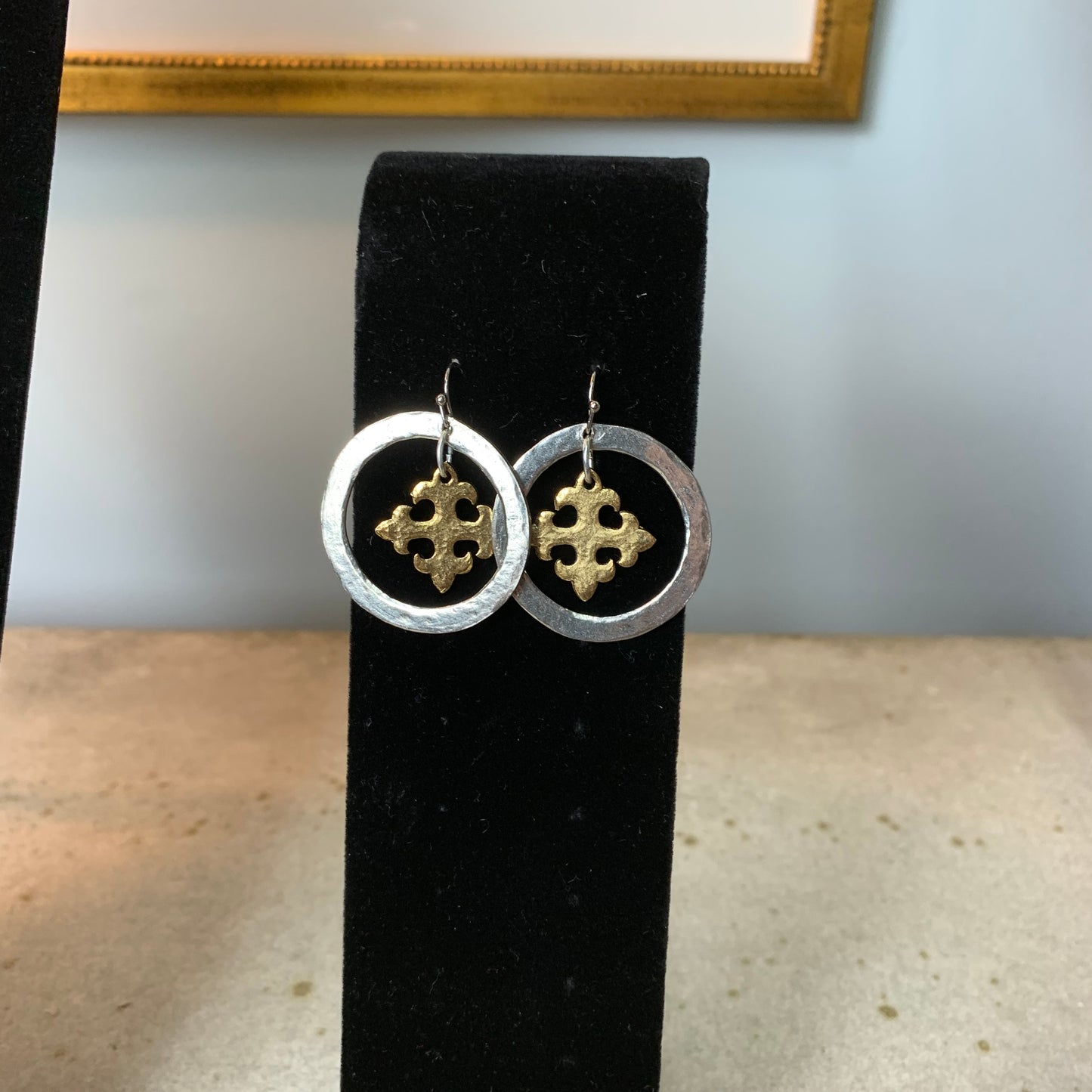 Maltese Cross Earrings