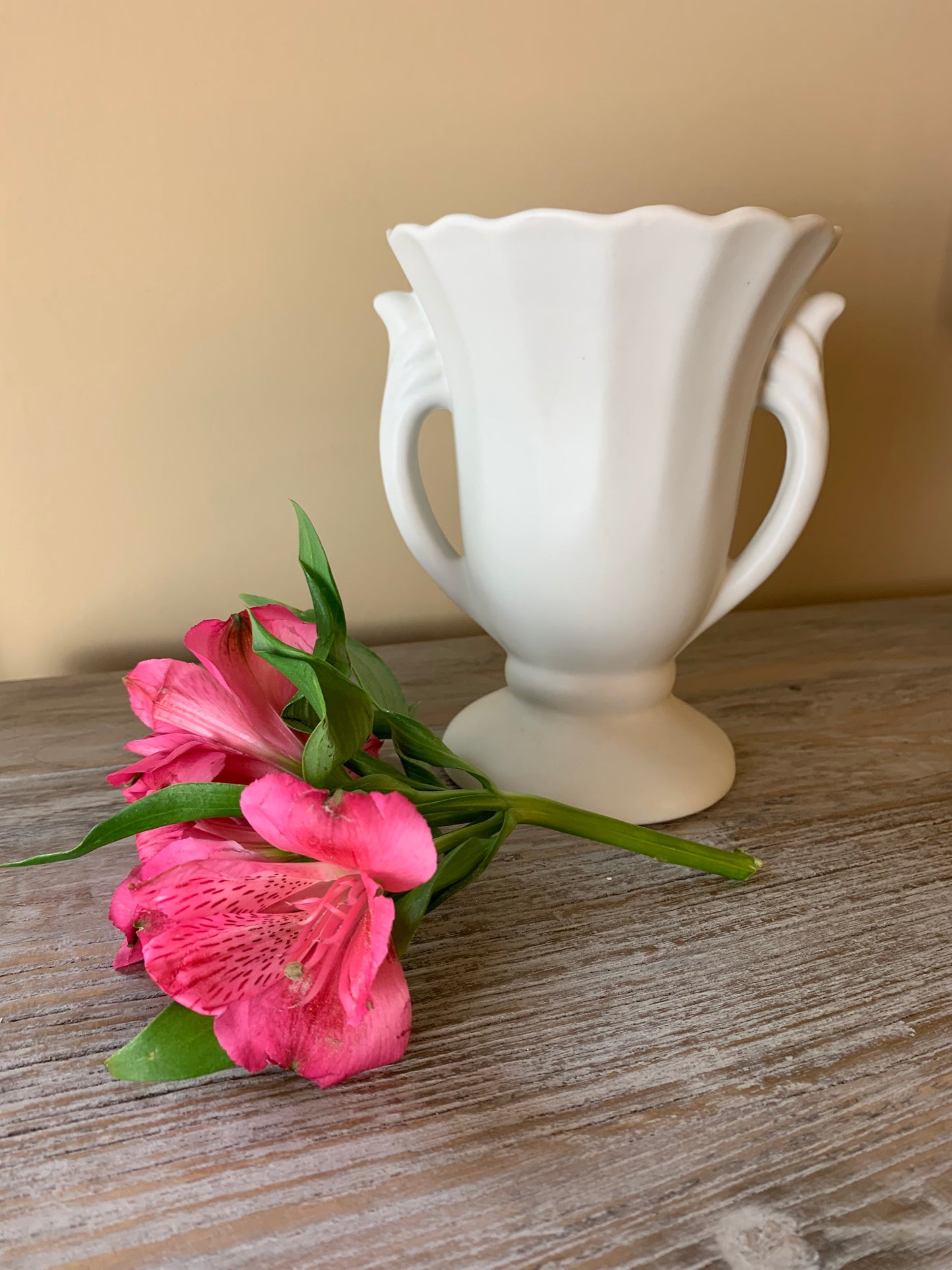 Small Scalloped Vase