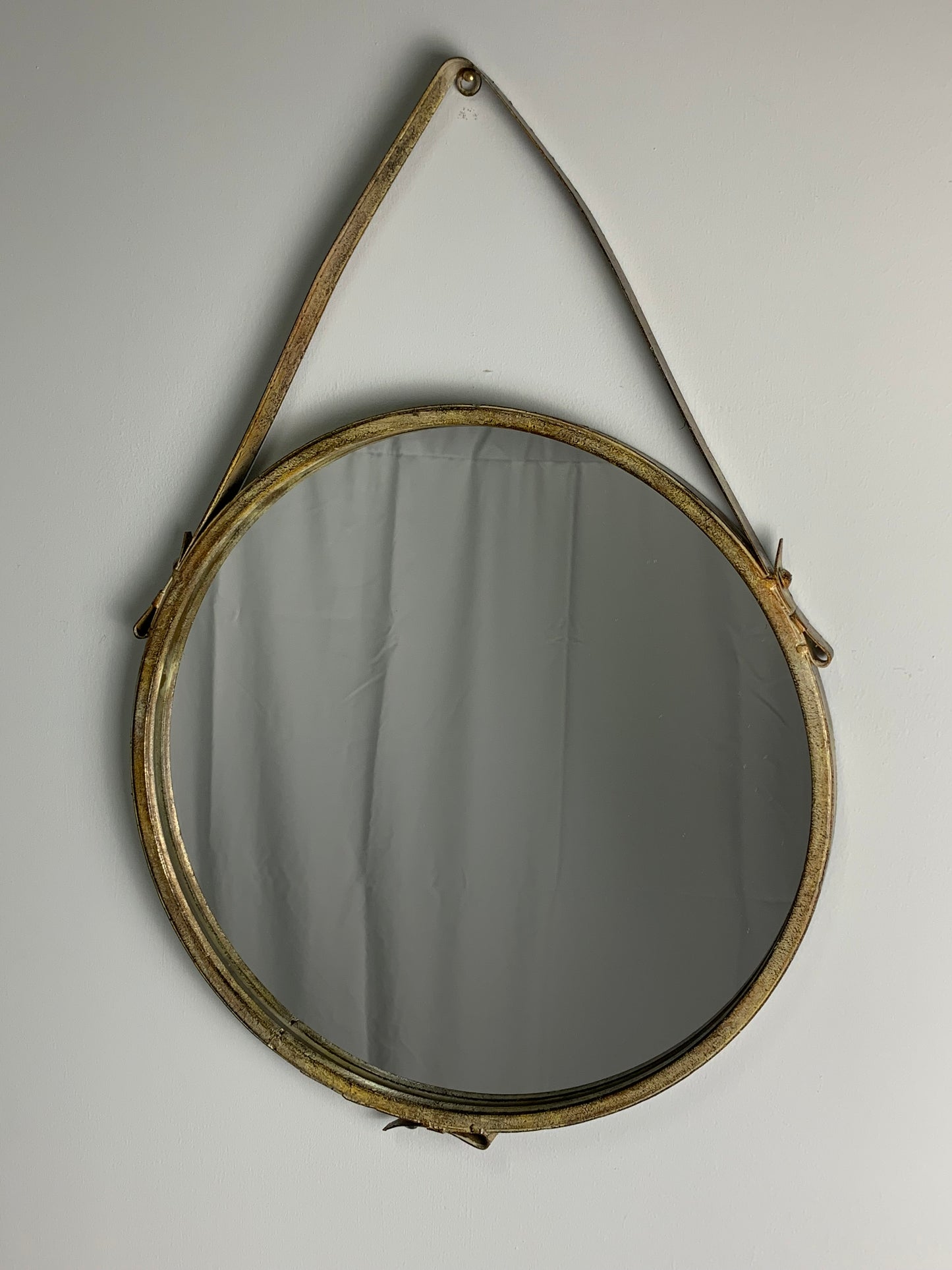 Olivia Gold Hanging Mirror