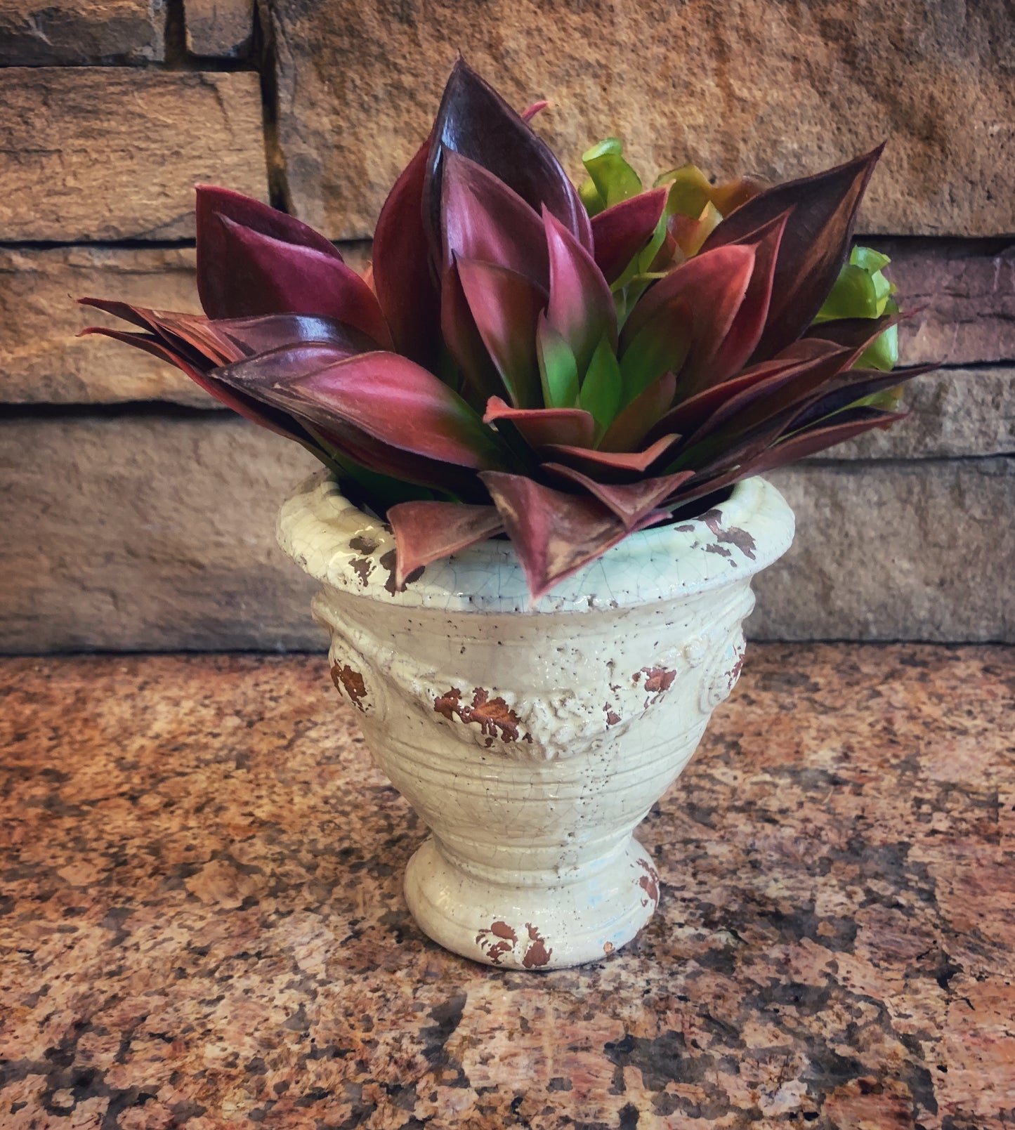 White Provencial-Style Urn, Small