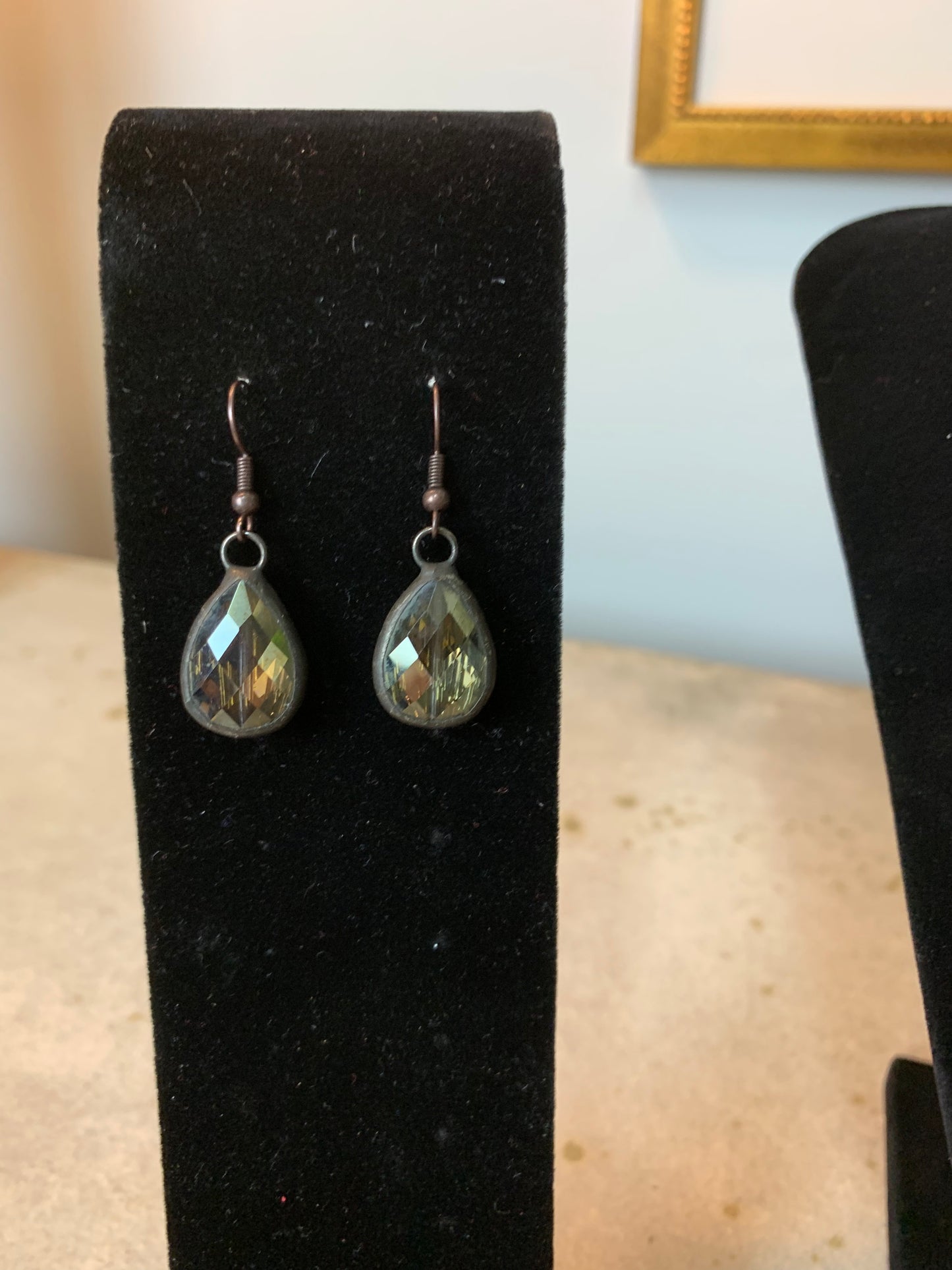 Chloe Earrings in Labradorite