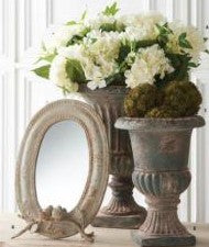 Oval Metal Mirror