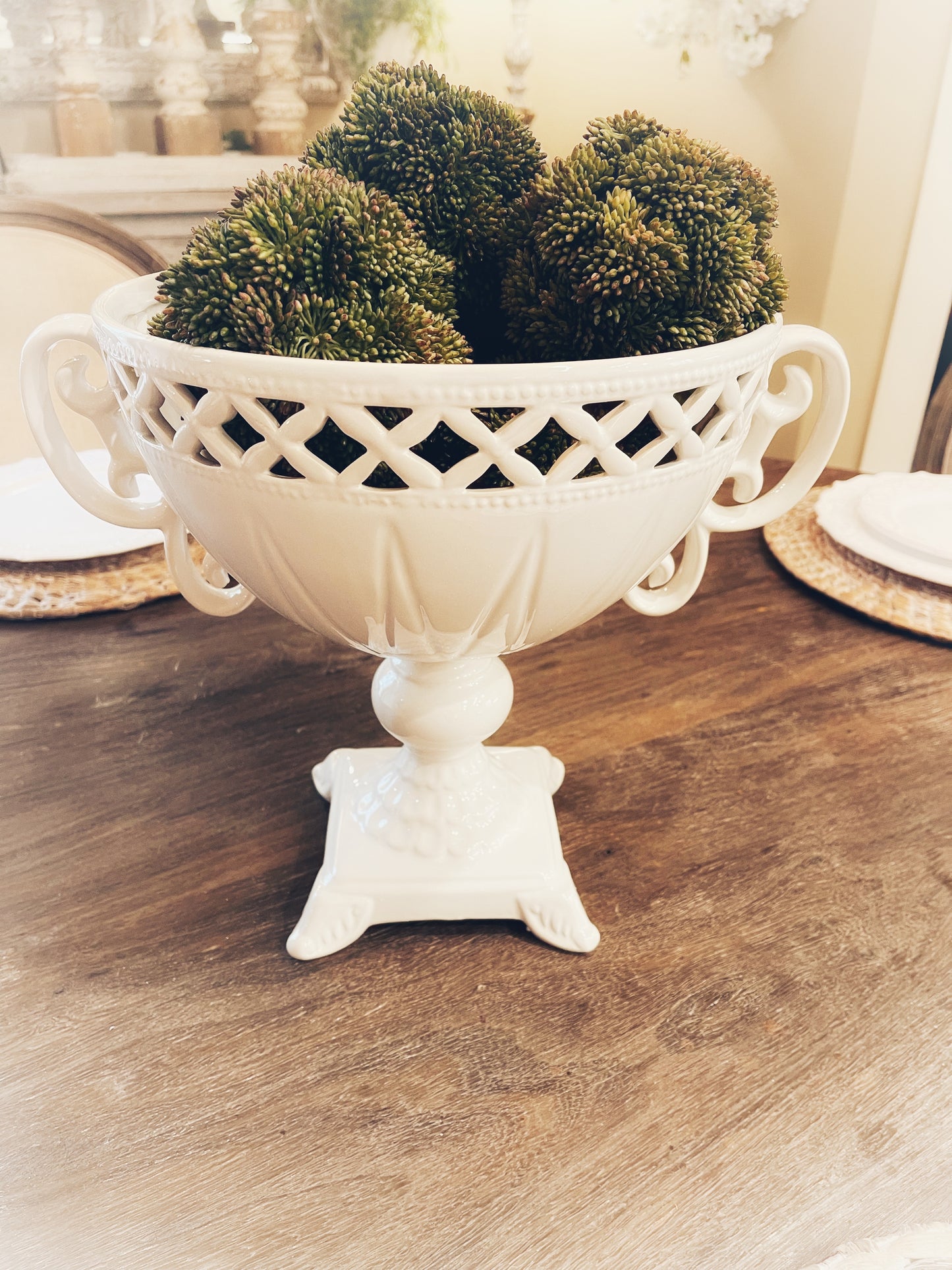 White ceramic Decorative Bowl